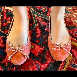 Liberty of London Pink Suede Ballet flats - size 10